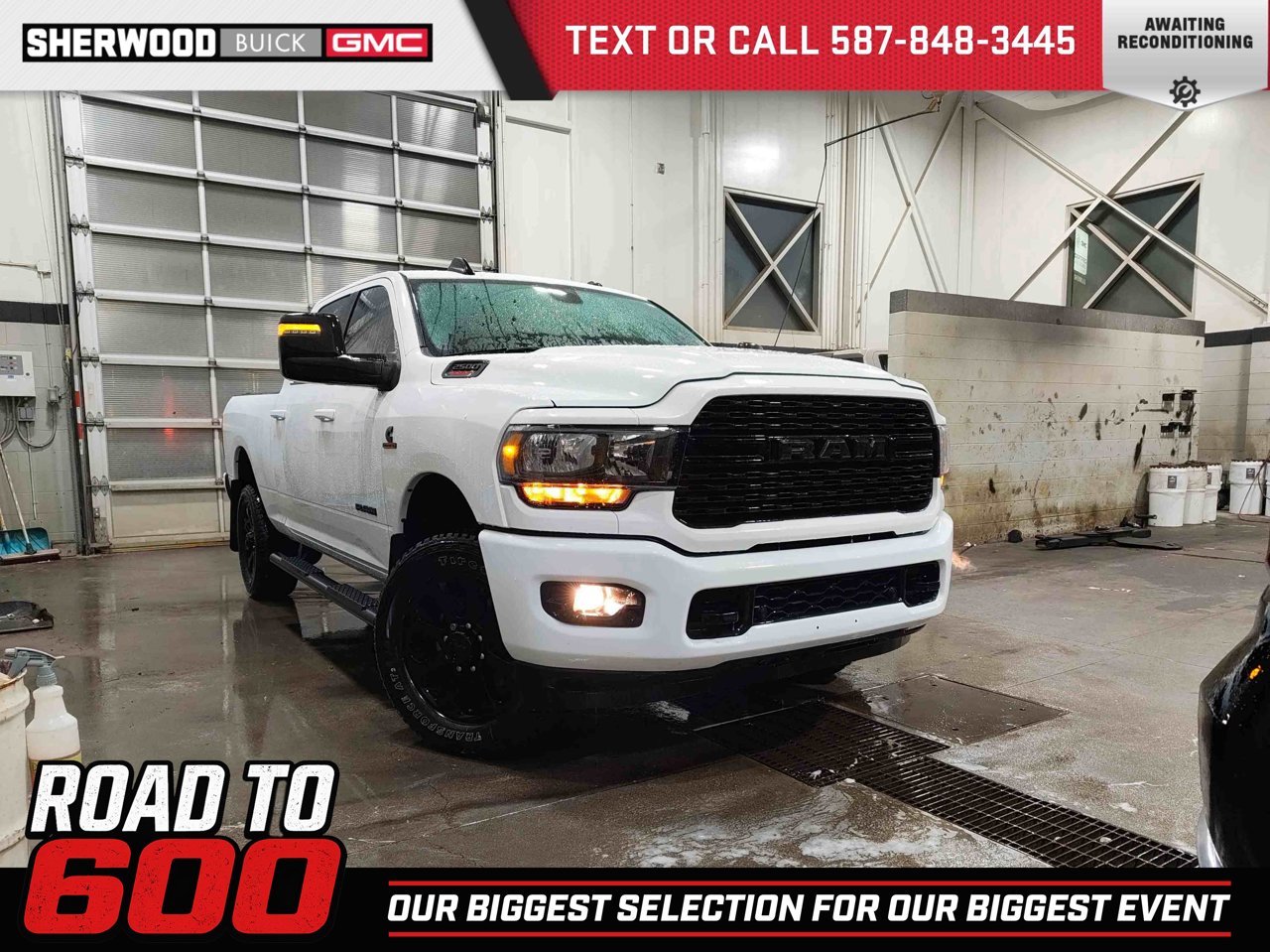 2024 Ram 2500 Big Horn 4x4 Crew Cab 6'4 Box White Sherwood Park - photo #0