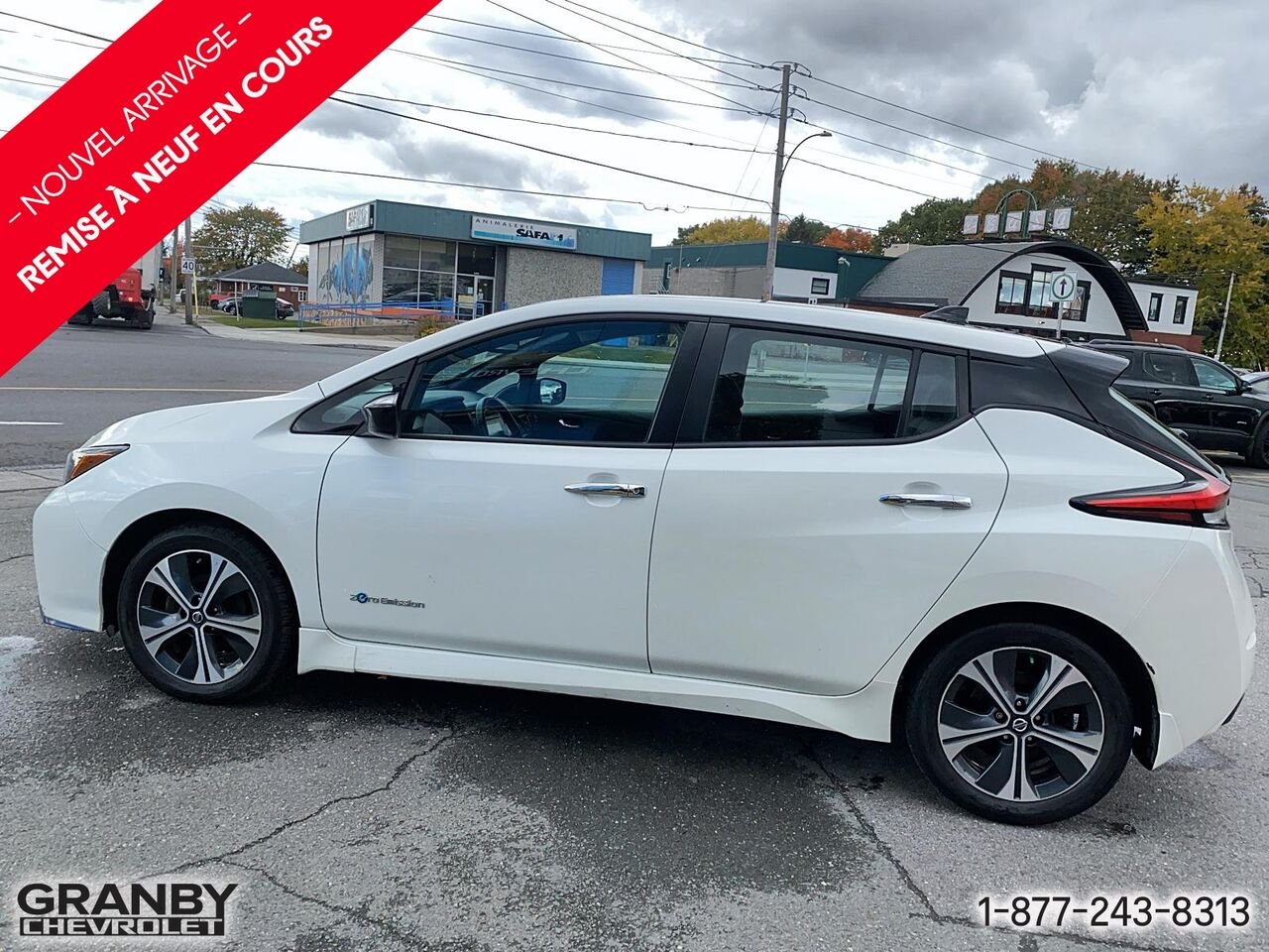 2019 Nissan LEAF SV PLUS à hayon | 27-0206A White Granby - photo #7
