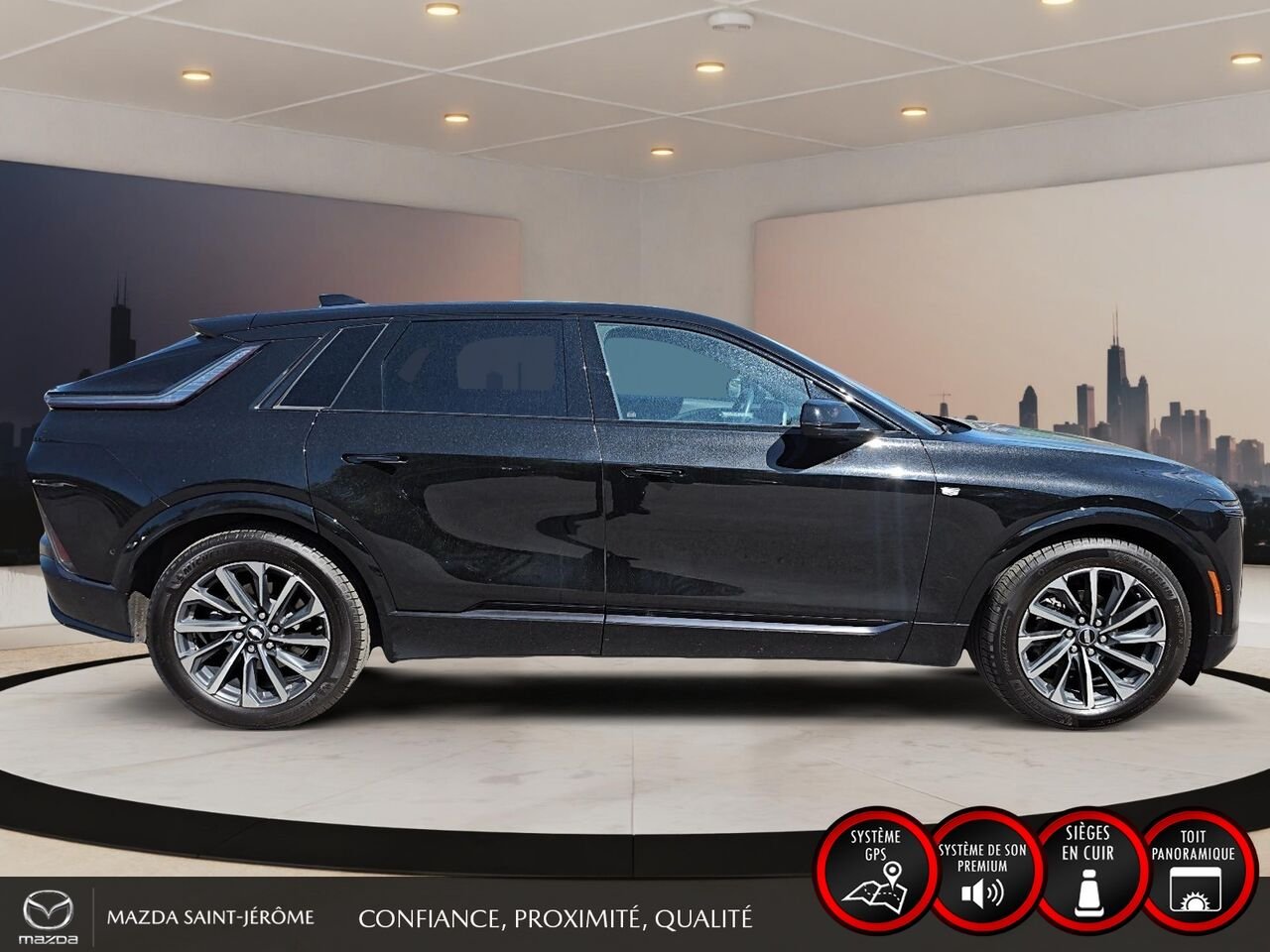 Cadillac LYRIQ 2025 Noir Ste-Agathe des Monts - photo #4