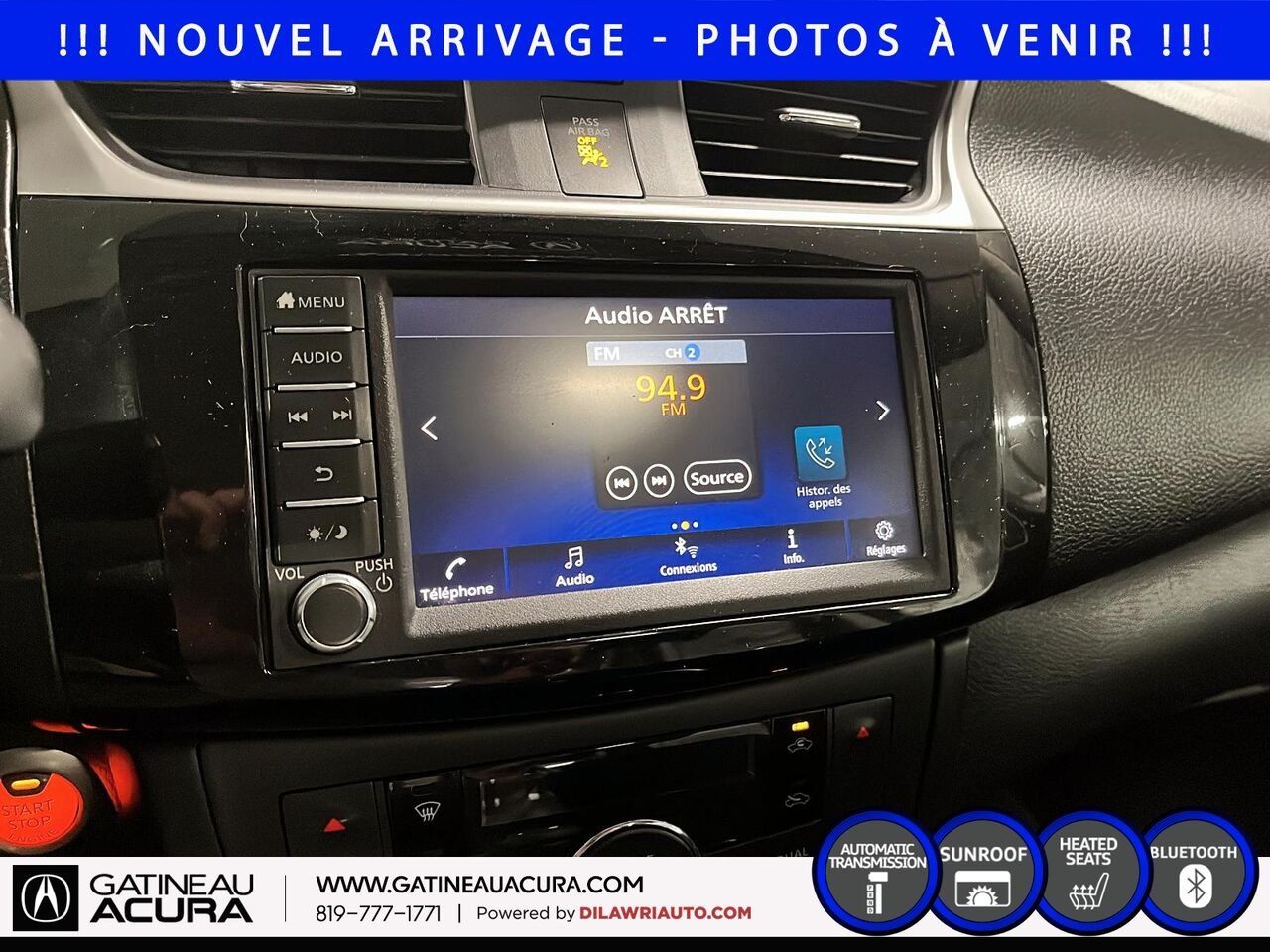 Nissan Sentra SV 2019 Bleu Gatineau - photo #11
