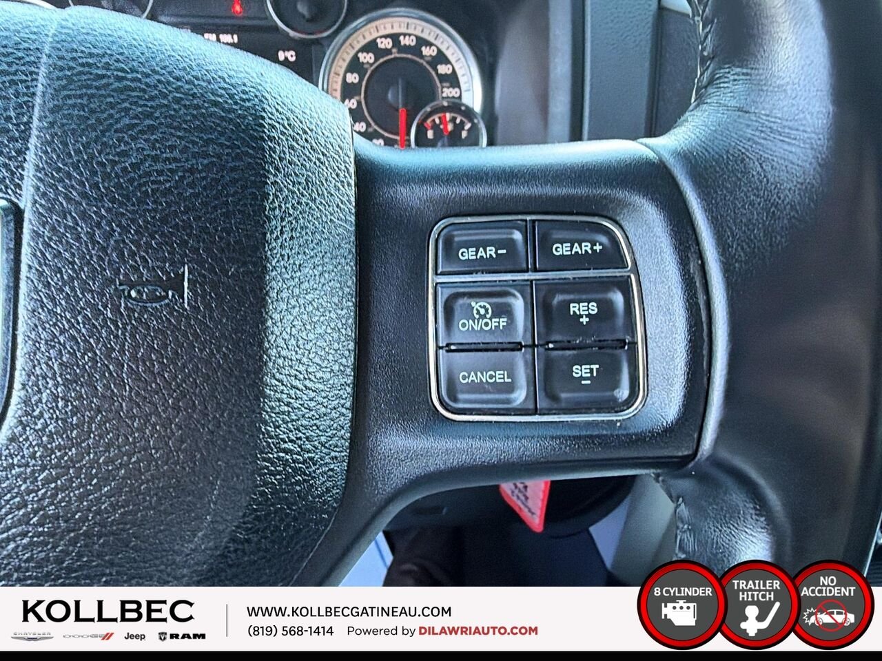 2016 RAM 1500 Big Horn Quad Cab 4x4 Grey Ottawa & Gatineau - photo #9