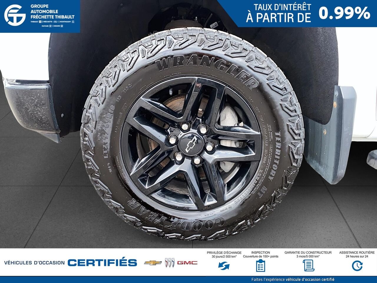 CHEVROLET SILVERADO LT Trail Boss cabine multiplace 4RM 157 po 2024 Blanc Montmagny - photo #6