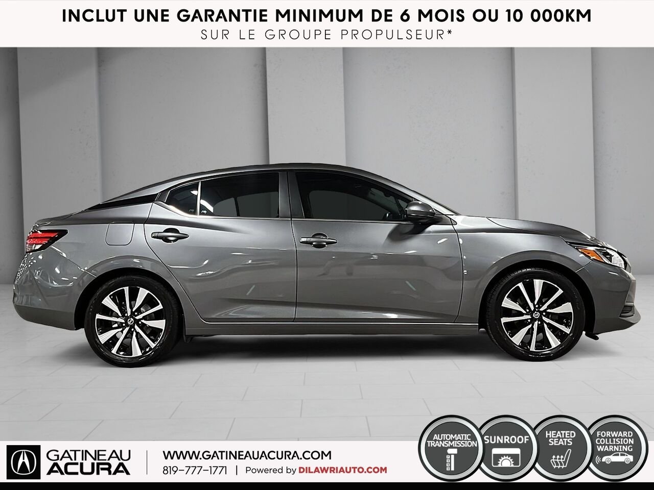 Nissan Sentra SV 2023 Gris Gatineau - photo #13
