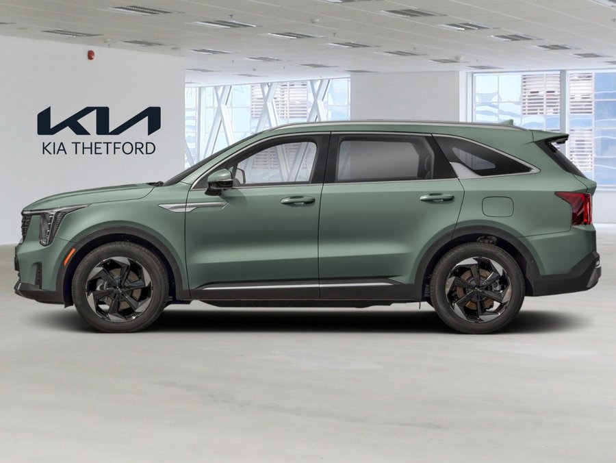 Kia Sorento hybride SX TI 2026 Vert paysage urbain