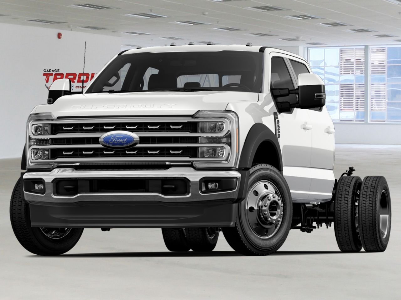 Ford Super Duty F-550 DRW XL cabine 6 places 4RM 179 po DCE de 60 po 2027 Blanc Oxford Amos - photo #0