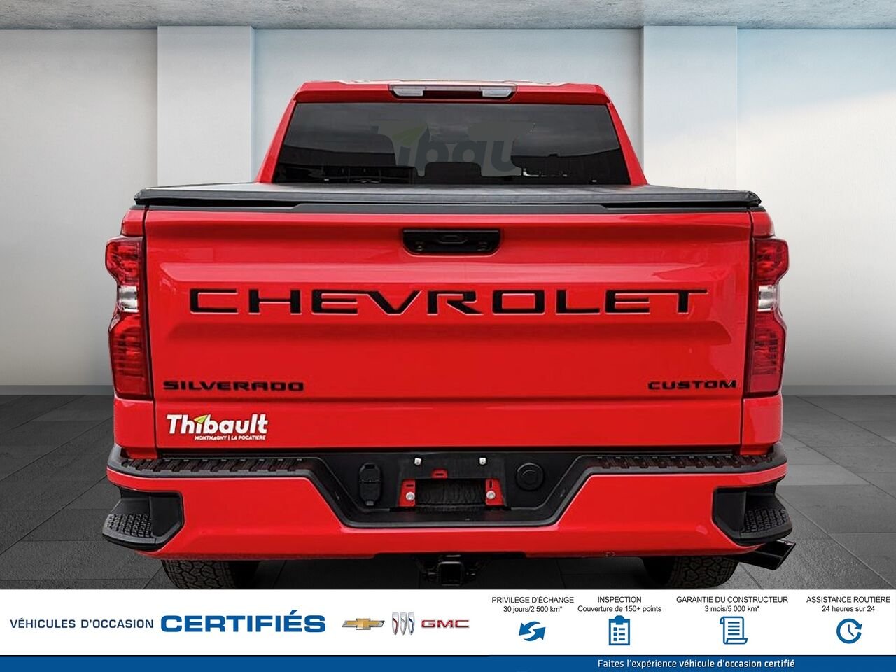 2023 CHEVROLET SILVERADO Custom cabine multiplace 4RM 157 po Red Montmagny - photo #2
