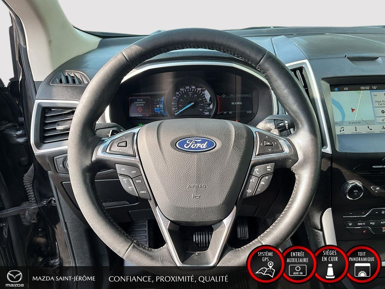 2018 Ford Edge Black Ste-Agathe des Monts - photo #13