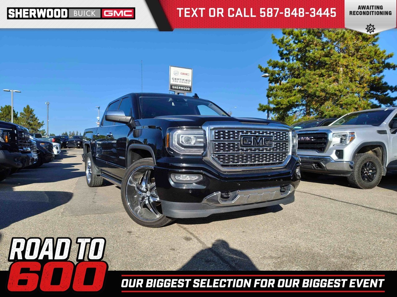 2017 GMC Sierra 1500 4WD Crew Cab 143.5 Denali Black Sherwood Park - photo #0