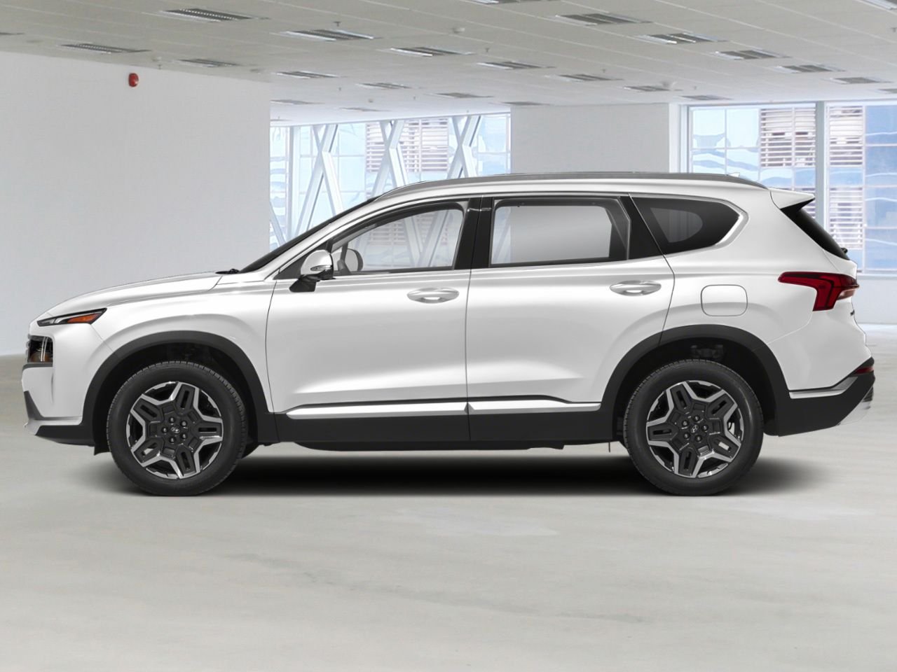 2023 Hyundai Santa Fe Hybrid White Gatineau - photo #3