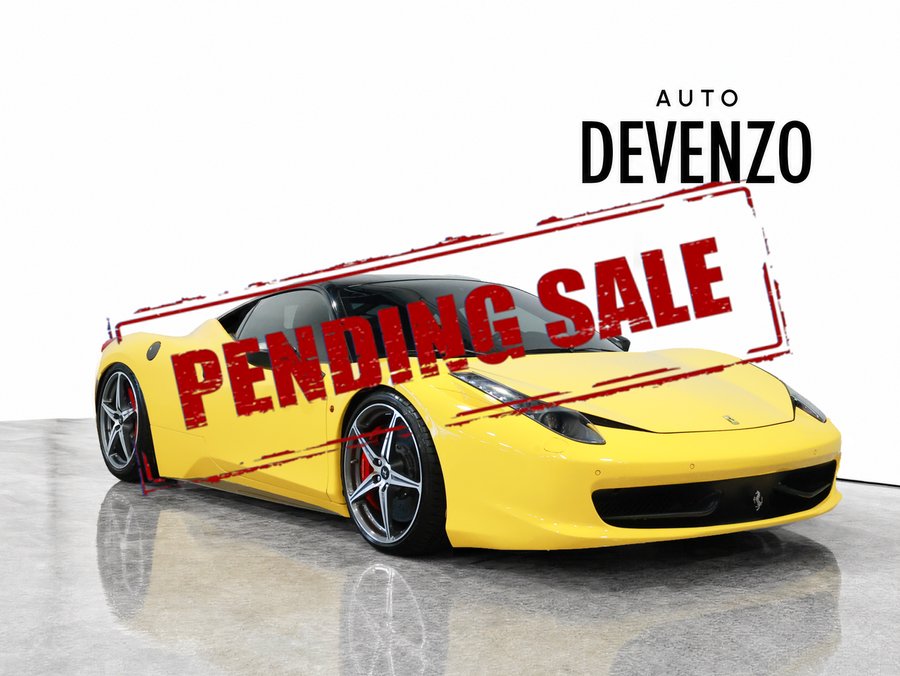 Ferrari 458 Italia 2011 Jaune