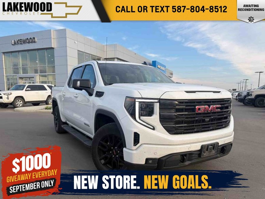 2024 GMC Sierra 1500 Elevation Premium 5.3L X31 | Power Sunroof White