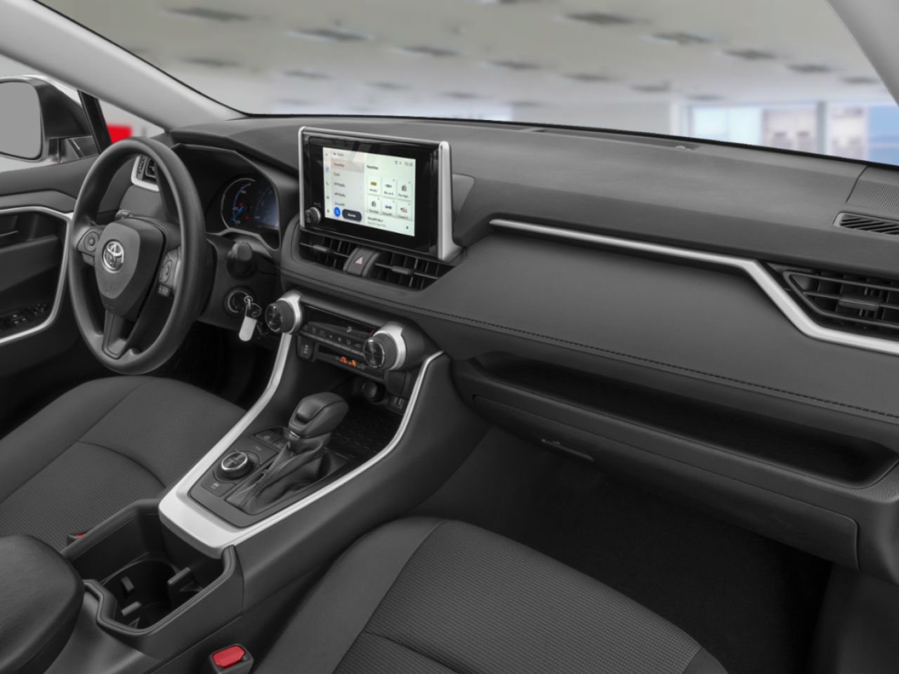 2025 Toyota RAV4 HYBRID LE AWD / HEATED SEATS / TOYOTA SAFETY SENSE / CARPLAY AND ANDROID AUTO Grey Mississauga - photo #5