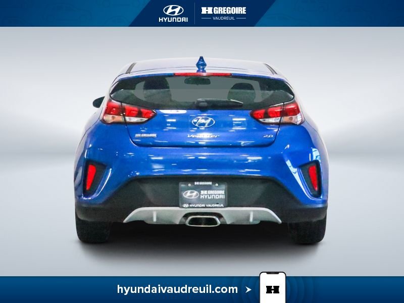 Hyundai Veloster 2020 Bleu Blainville - photo #8