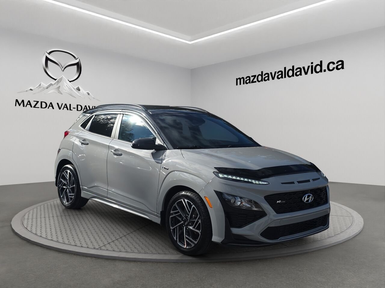 Hyundai Kona 1.6T N Line TI avec toit bicolore, NAVIGATION, APPEL CAR PLAY, CAMÉRA RECUL 2022 Gris Val-David - photo #8