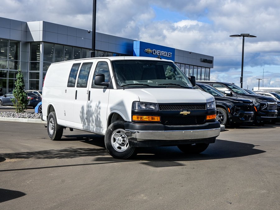 2025 Chevrolet Express Cargo Van WT 6.6L | Bucket Seats White