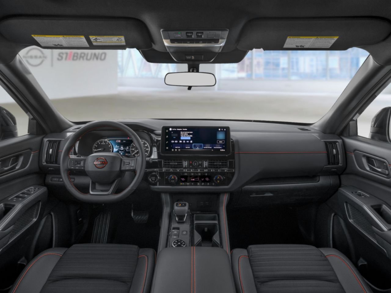 Nissan Pathfinder 2026 Blanc Everest nacré triple couche/Noir intense Saint-Basile-le-Grand - photo #10