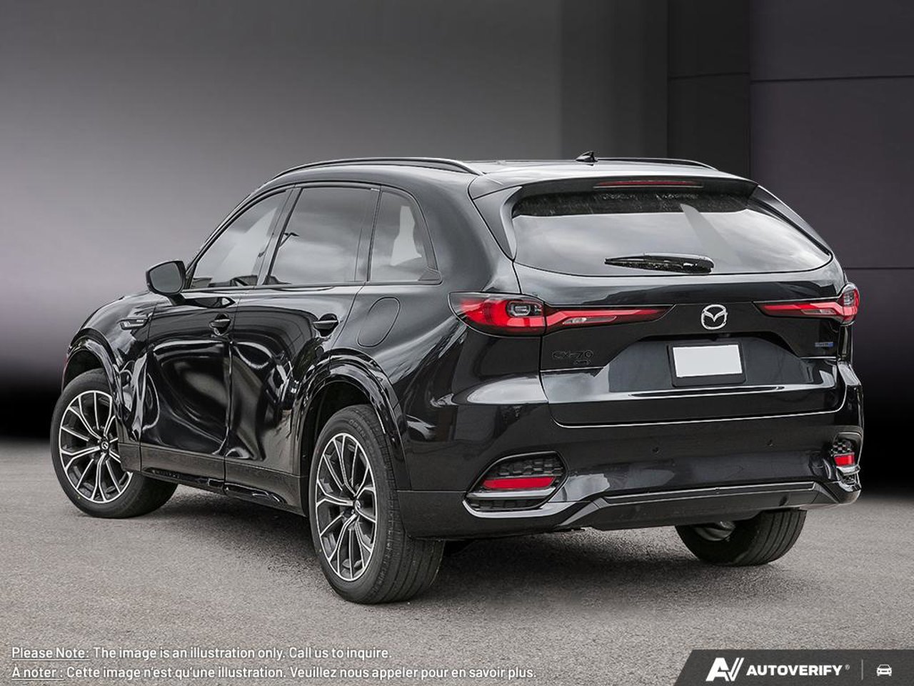 Mazda CX-70 hybride rechargeable JM3KJDHA1T1206007 2026 Noir de jais mica Mirabel - photo #3