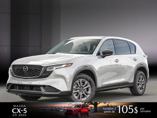 Mazda CX-5 GX 2026 Blanc rhodium métallisé