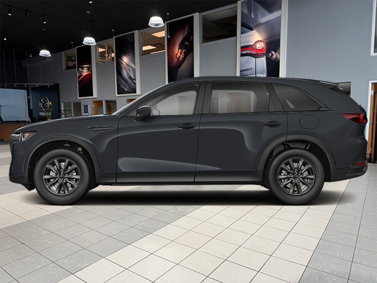 MAZDA CX-90 hybride léger 2026 Noir de jais mica Notre-Dame-des-Prairies - photo #1
