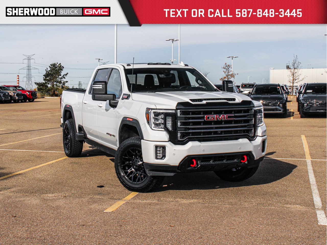 2022 GMC Sierra 3500HD 4WD Crew Cab 159 AT4 White Sherwood Park - photo #0