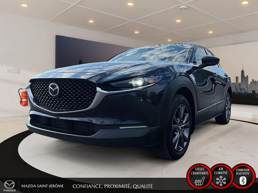 Mazda CX-30 GT | CUIR | TOIT OUVRANT | NAVIGATION | AWD | CAMÉRA 360 2023 Noir