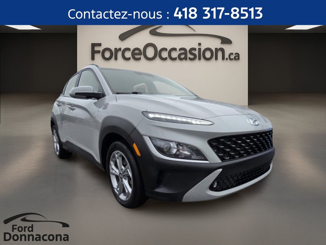Hyundai Kona 2022 Gris Donnacona - photo #2