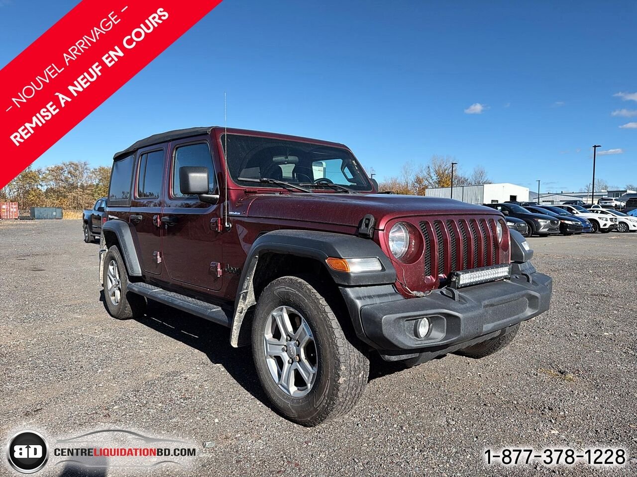 2022 Jeep Wrangler Unlimited Sport S 4x4 | BD0471 Red Granby - photo #3