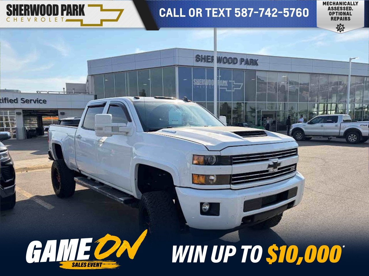 2018 Chevrolet Silverado 3500HD 4WD Crew Cab 154 LT White Sherwood Park - photo #0