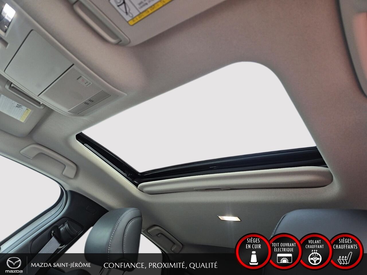 Mazda CX-30 GS LUXURY | 1 PROPRIÉTAIRE | JAMAIS ACCIDENTÉ | CUIR | TOIT OUVRANT | AWD 2025 Blanc Saint-Jérôme - photo #17