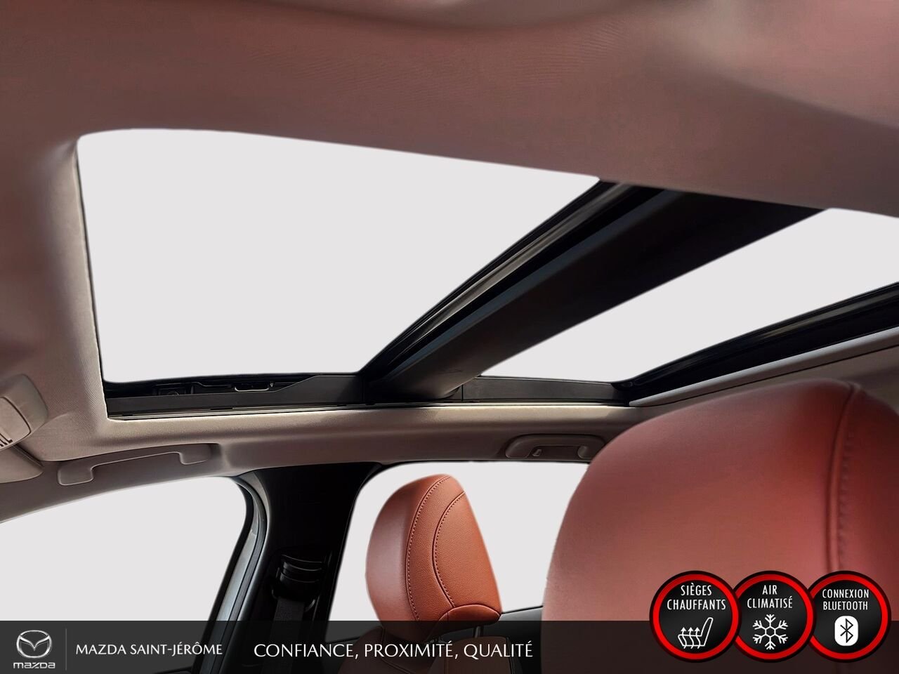 2025 Mazda CX-50 GT | TOIT PANORAMIQUE | CUIR BRUN | AWD | White Saint-Jérôme - photo #18