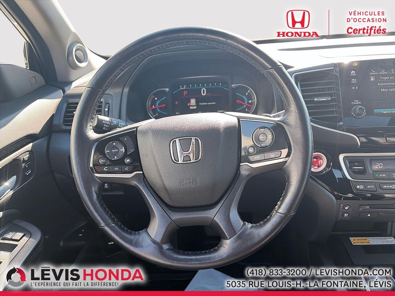 2021 Honda Pilot Touring 7P Touring 7 places TI White Lévis - photo #27