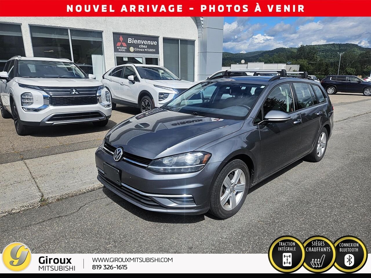VOLKSWAGEN GOLF SPORTWAGEN S 2019 Gris Sainte-Agathe-des-Monts - photo #0