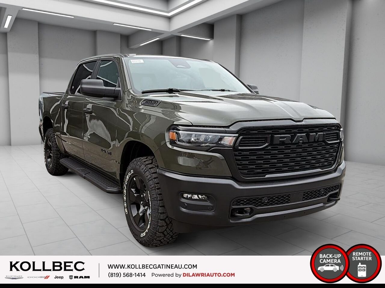 2026 RAM 1500 261280 | Warlock cabine d'équipe 4x4 caisse de 5 pi 7 po Red Pearl Gatineau - photo #2
