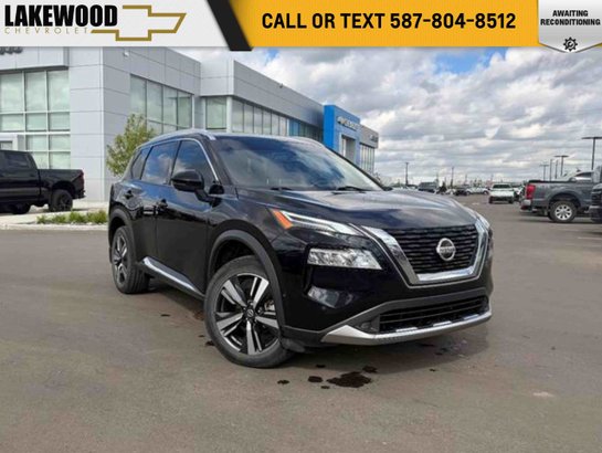 2021 Nissan Rogue Platinum AWD 2.5L | Panoramic Sunroof Black