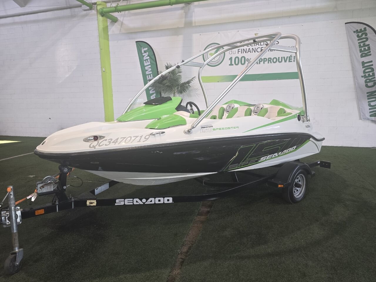 Sea-doo Speedster 150 2012 Vert Longueuil, - photo #1