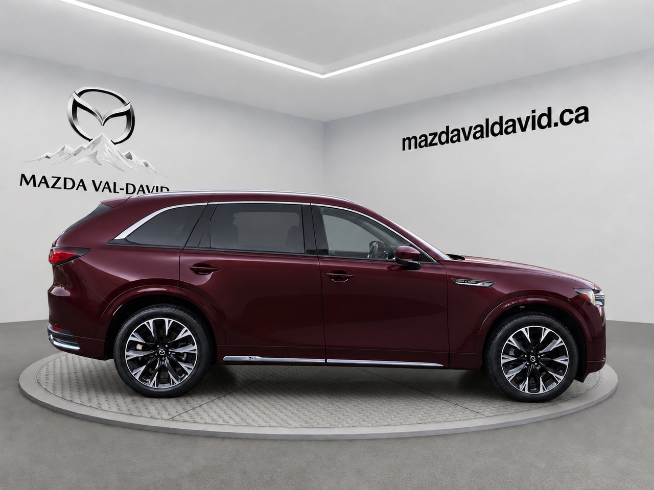 Mazda CX-90 hybride léger Signature 2026 Rouge artisanal métallisé Val-David - photo #7