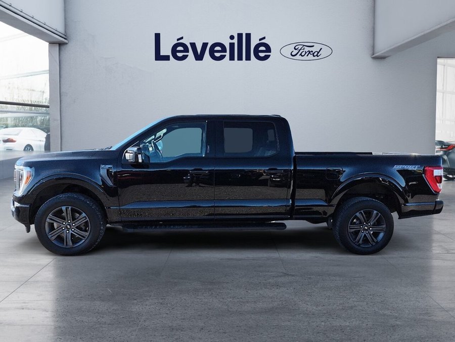 2023 Ford F-150 LARIAT 3.5L ** 502A ** SPORT ** TOIT PANO ** 20P ** HAYON ELECTRIQUE ** 6,5 pi Black