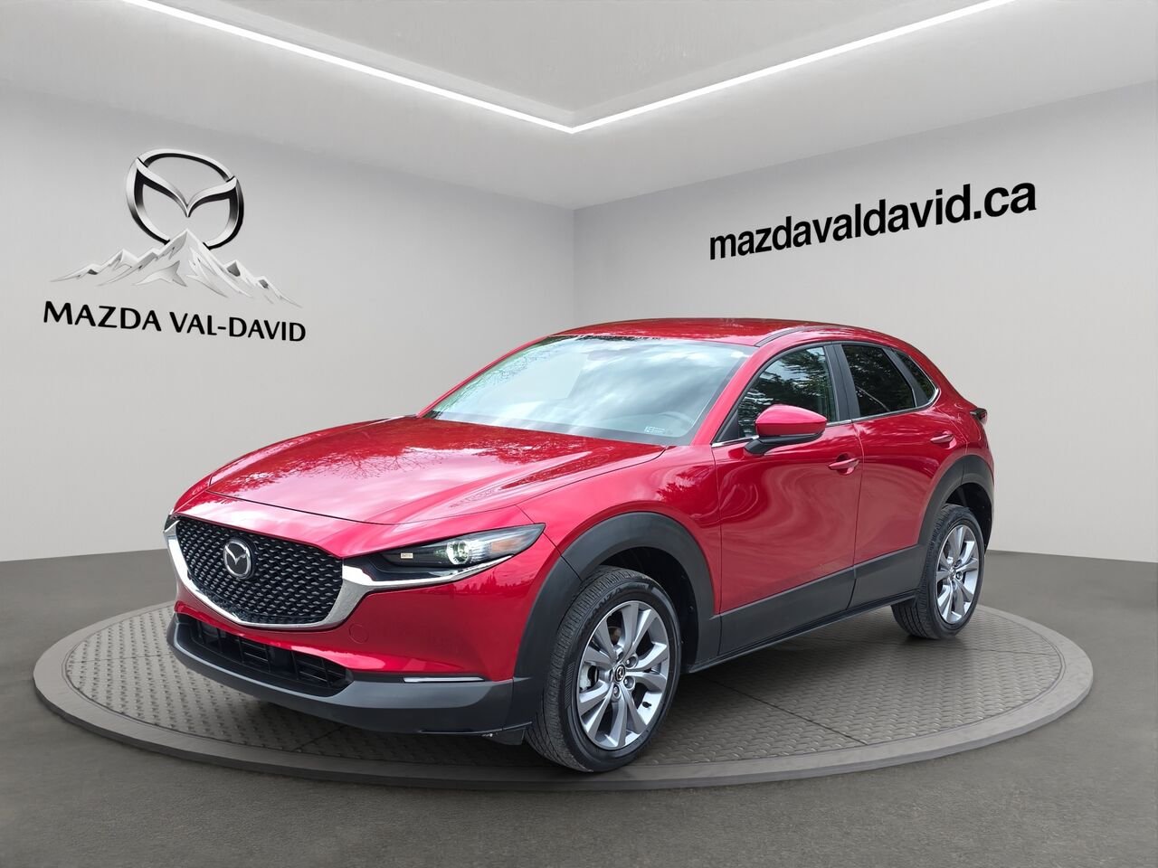 2023 Mazda CX-30 GS TI, INTÉGRALE, SIÈGES CHAUFFANTS, AUXILIÈRE, VOLANT CHAUFFANT Red Val-David - photo #0