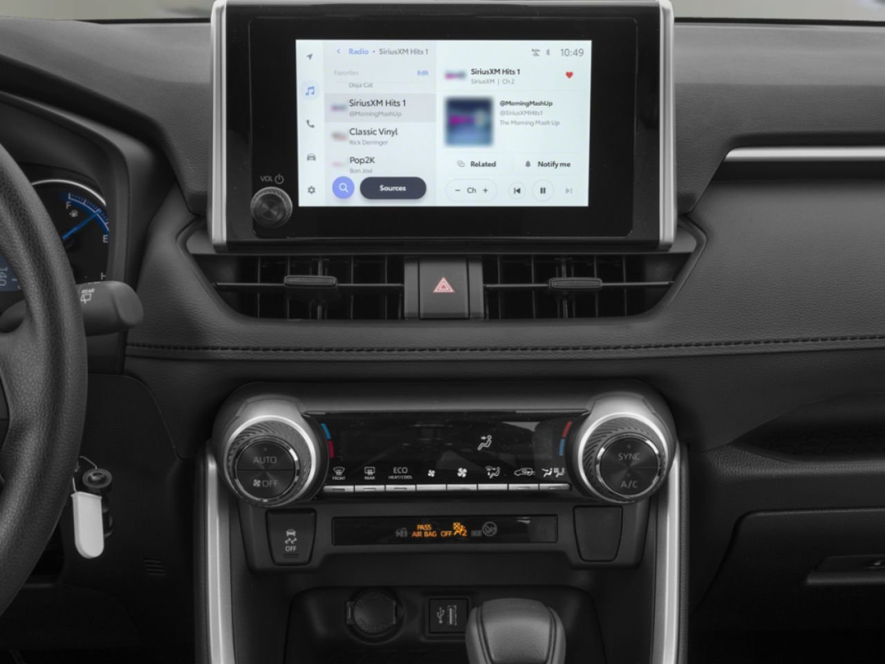 2025 Toyota RAV4 HYBRID LE AWD / CLEAN CARFAX / HEATED SEATS / TOYOTA SAFETY SENSE / CARPLAY AND ANDROID AUTO Black Mississauga - photo #10