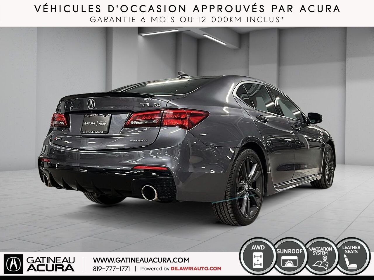 2020 Acura TLX A-Spec Tech SH-AWD Grey Gatineau - photo #15