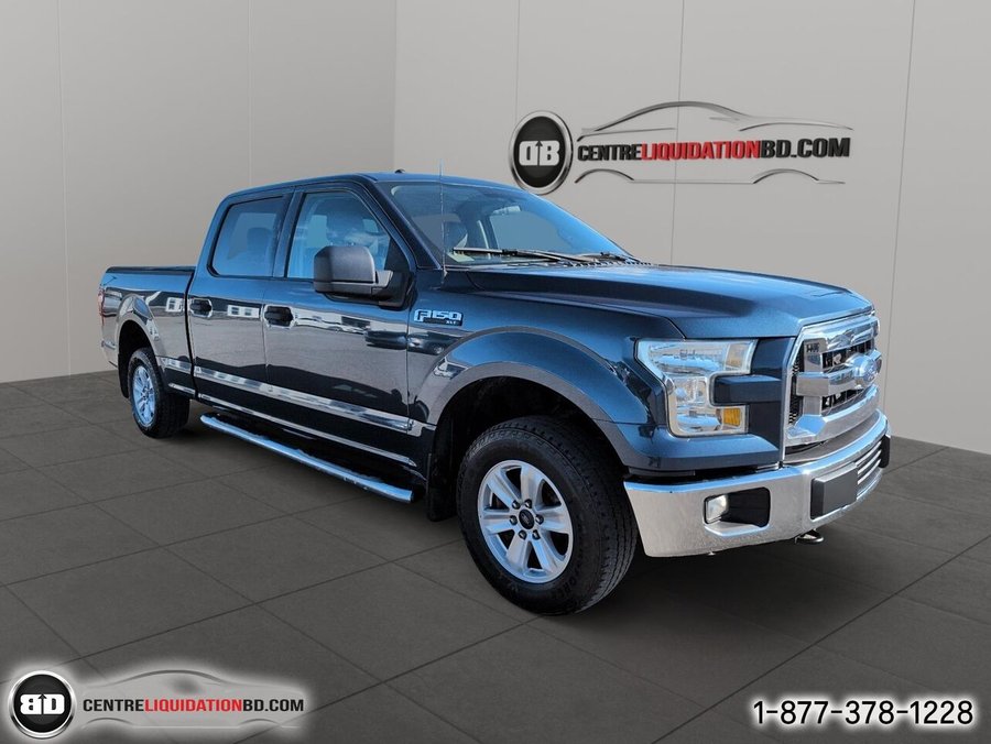 Ford F-150 SuperCrew 4RM 157 po XLT 2016 Bleu