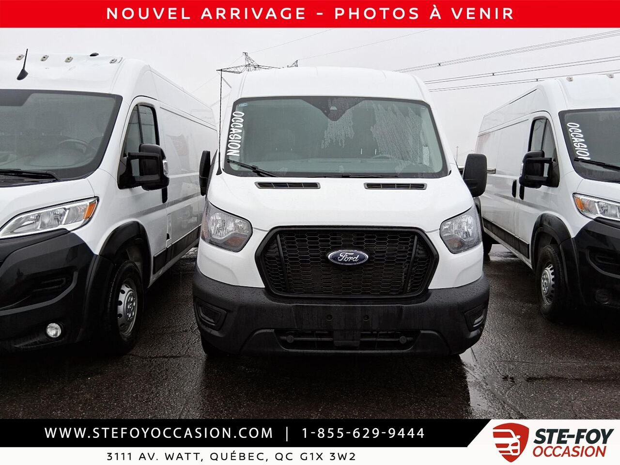 2024 Ford Transit fourgon utilitaire toit moyen White Québec - photo #0