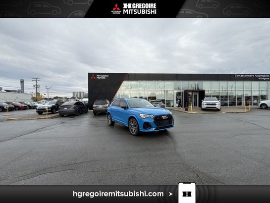 2022 Audi Q3 Progressiv * S-Line * Black Optic * Carplay * Toit Blue