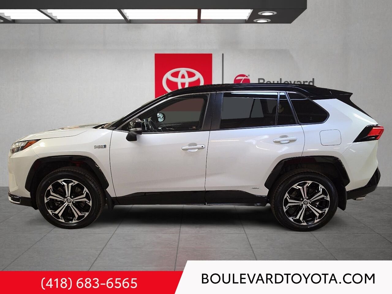 2023 Toyota RAV4 Prime 100244A-73 | XSE, AWD White Québec - photo #5