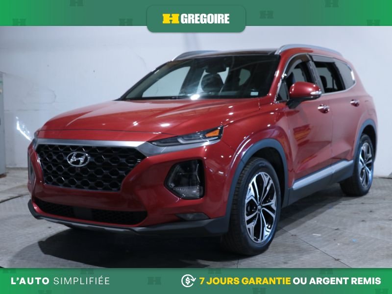 2019 Hyundai Santa Fe Red Blainville - photo #2