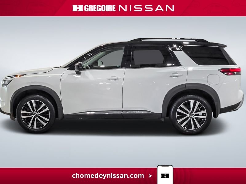 Nissan Pathfinder Platinum Cuir Brun Toit Pano Caméra 360 2024 Blanc