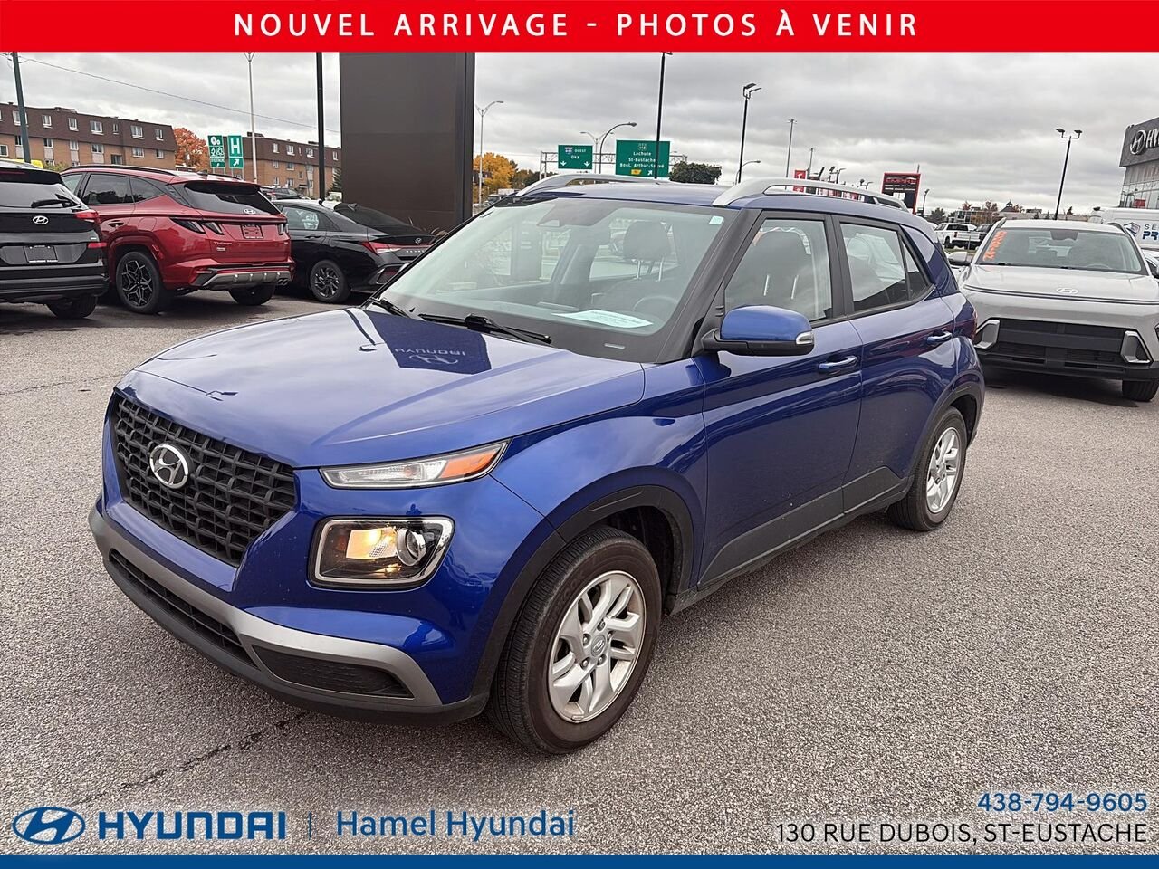 Hyundai Venue 2023 Bleu Saint-Eustache - photo #3