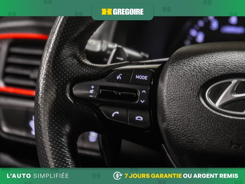 Hyundai Elantra 823040 | N Line AUTO A/C CUIR TOIT MAGS CAM RECUL BLEUTOOTH 2020 Gris Laval - photo #19