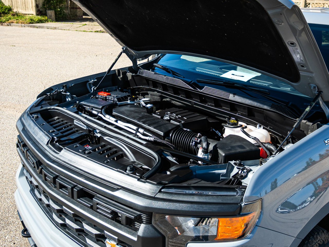 2024 Chevrolet Silverado 1500 4WD Crew Cab 147 Custom Grey Sherwood Park - photo #6