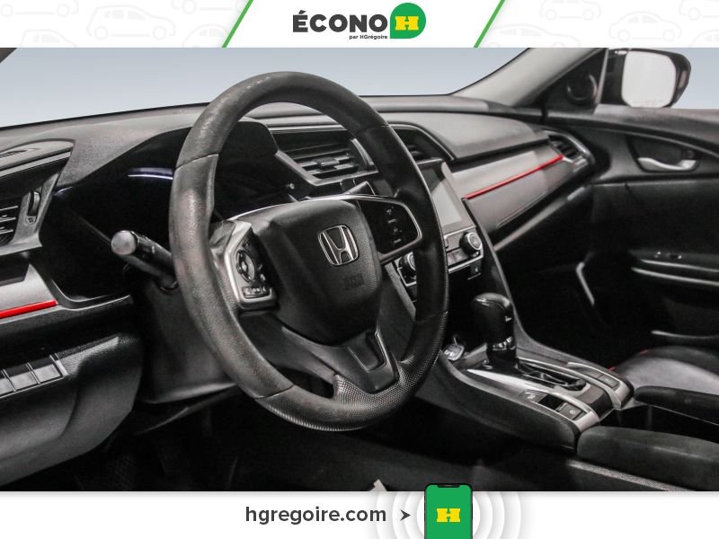 Honda Civic 821100A | LX CVT 2018 Noir Laval - photo #9